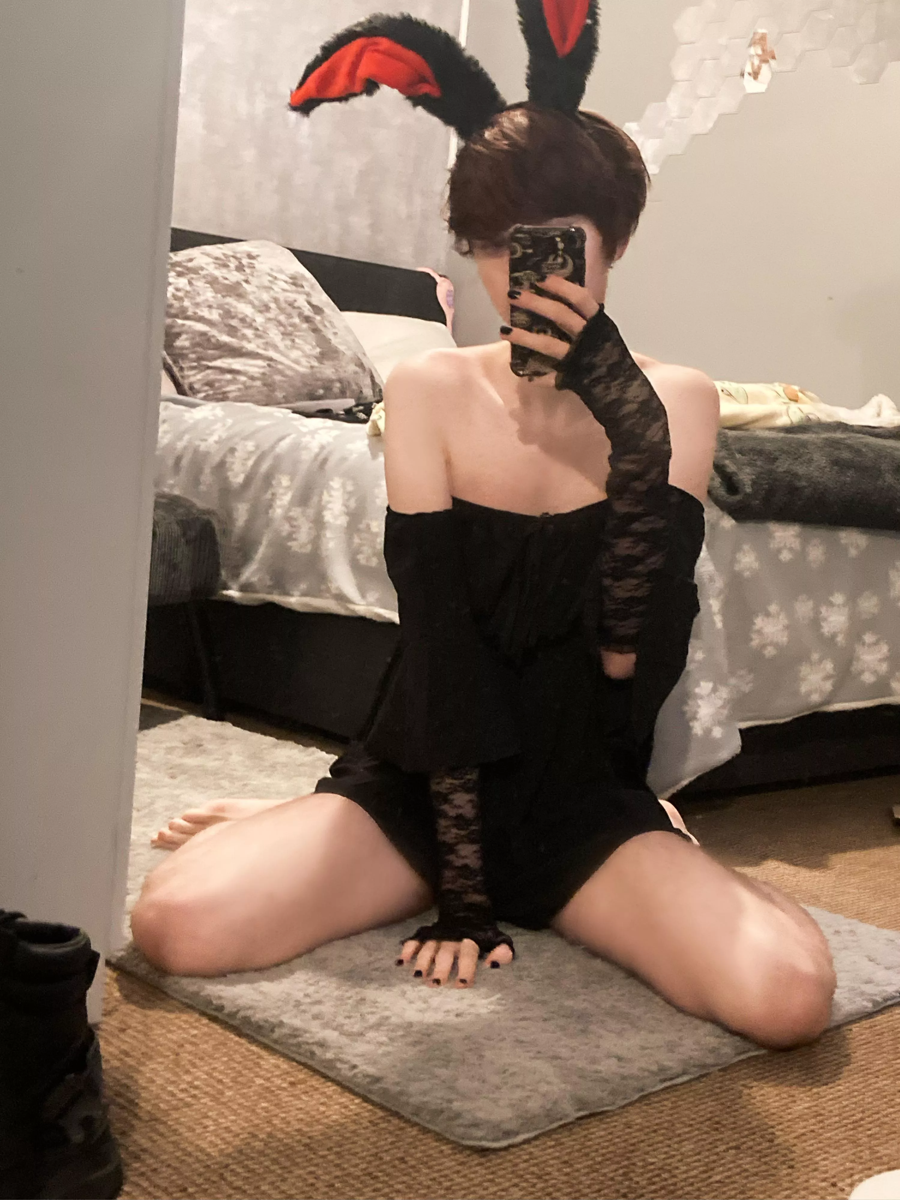 Night night, maybe you’ll see a bunny boy in your dreams…