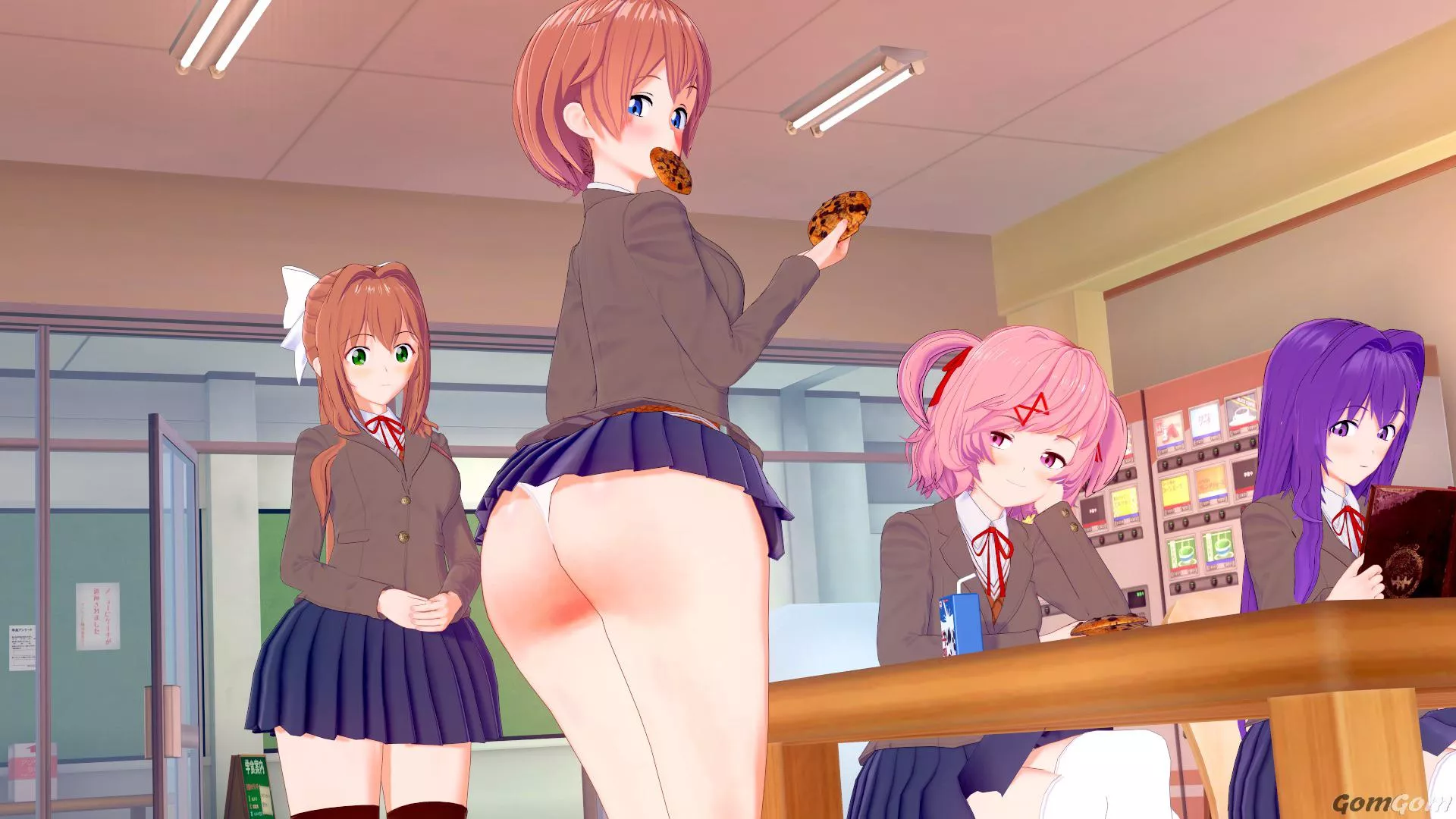 [OC] Do you think she’s had too many cookies? (Koikatsu)