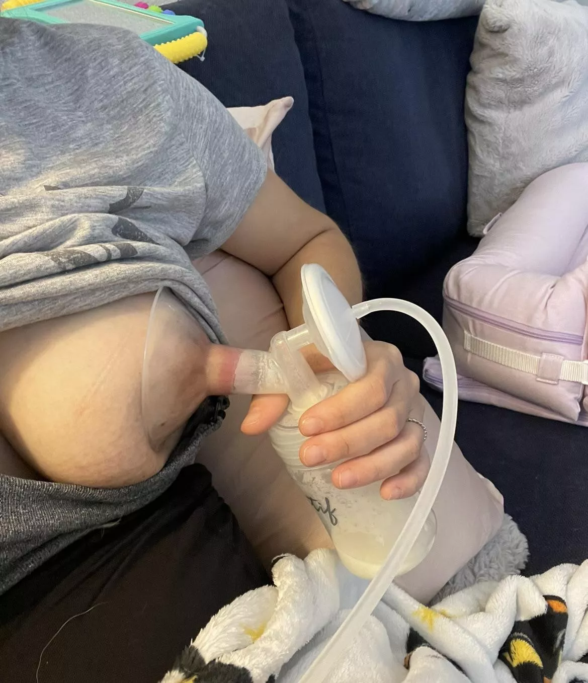 [OC] Producing and pumping breast 🍼 if you’re thirsty