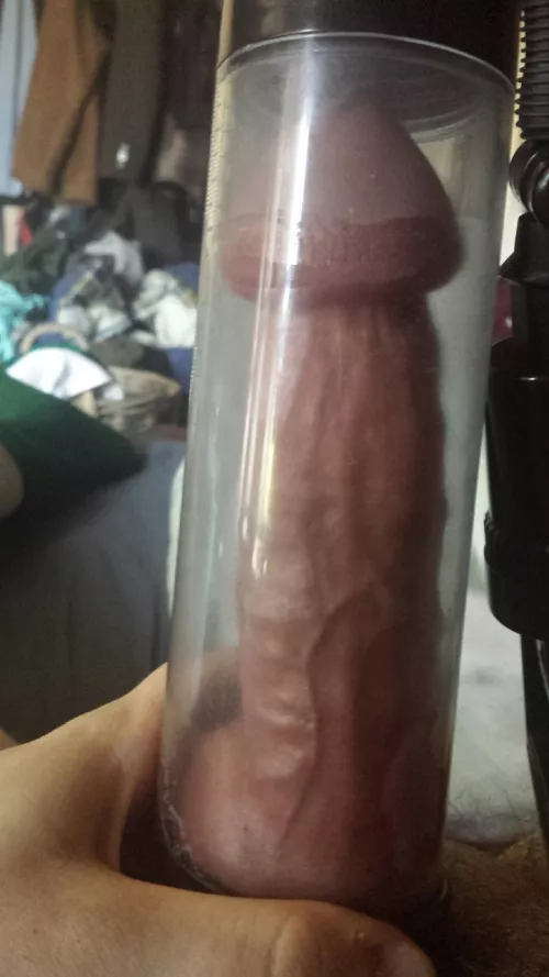 Pumping it up makes the head huge