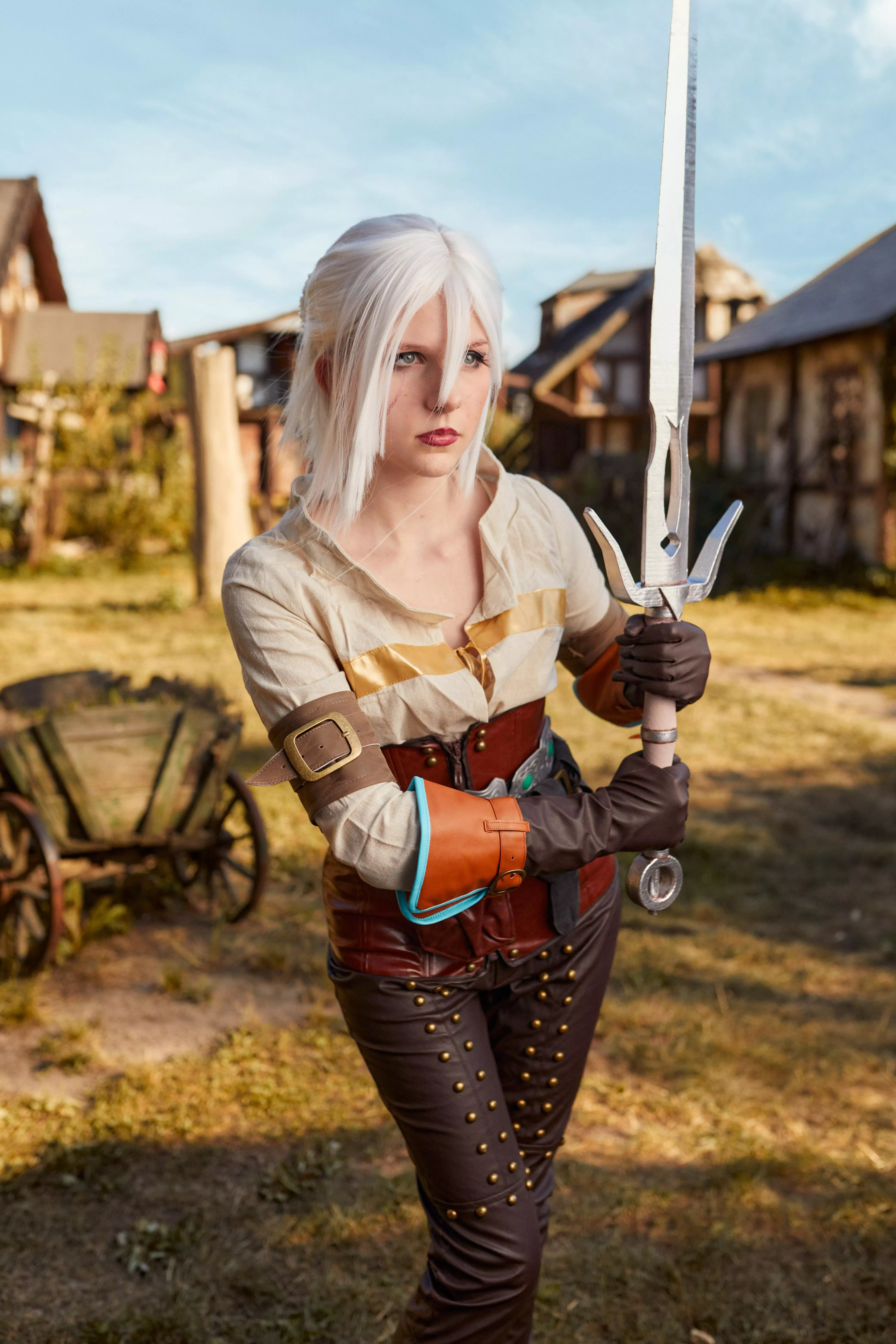 Ready for battle~ Ciri from the Witcher by x_nori_ [Self]