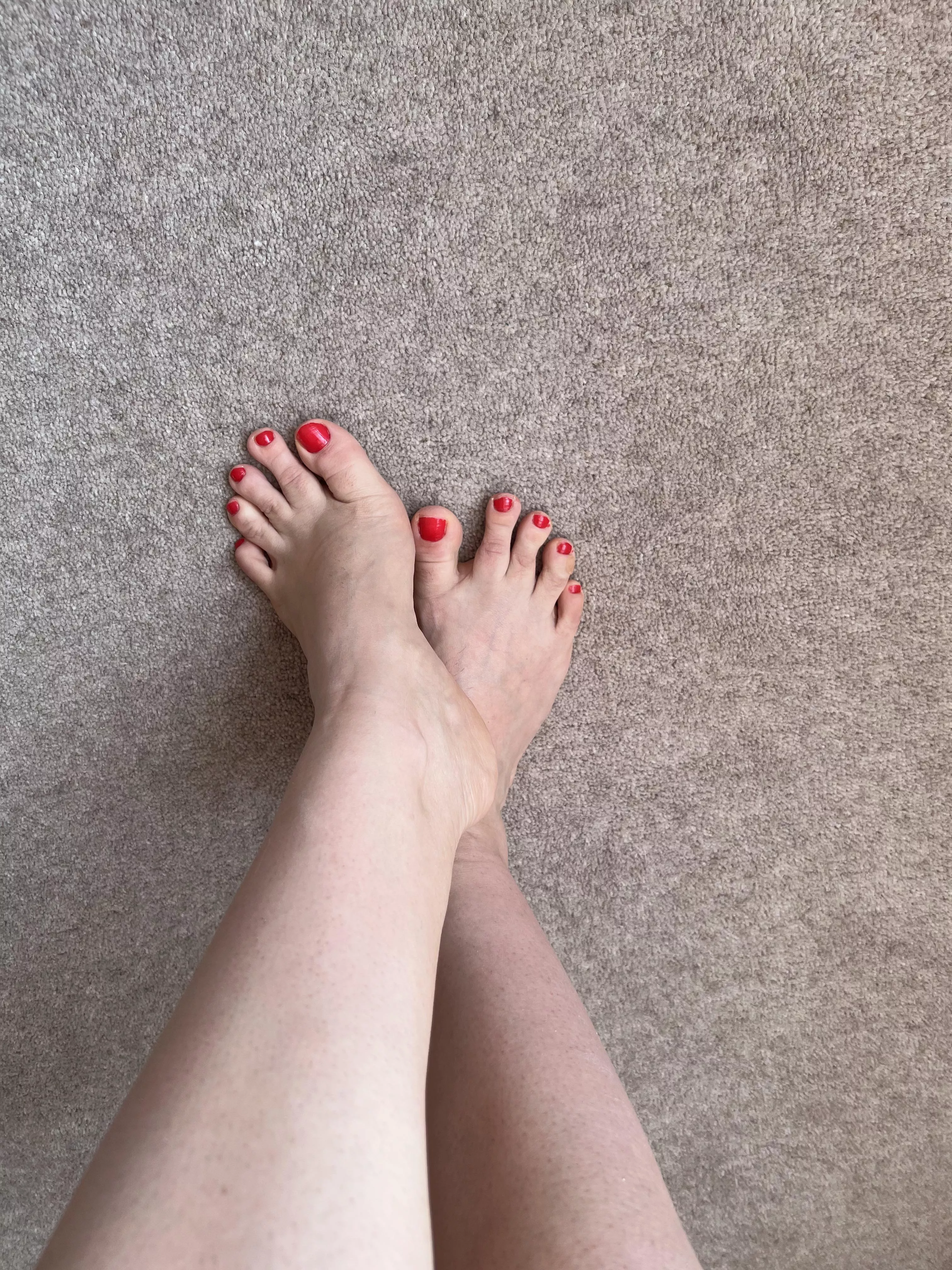 Red nail polish makes me feel sexy