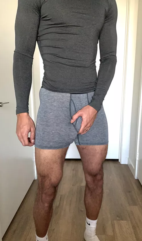 Running gets the blood flowing to the right places :)