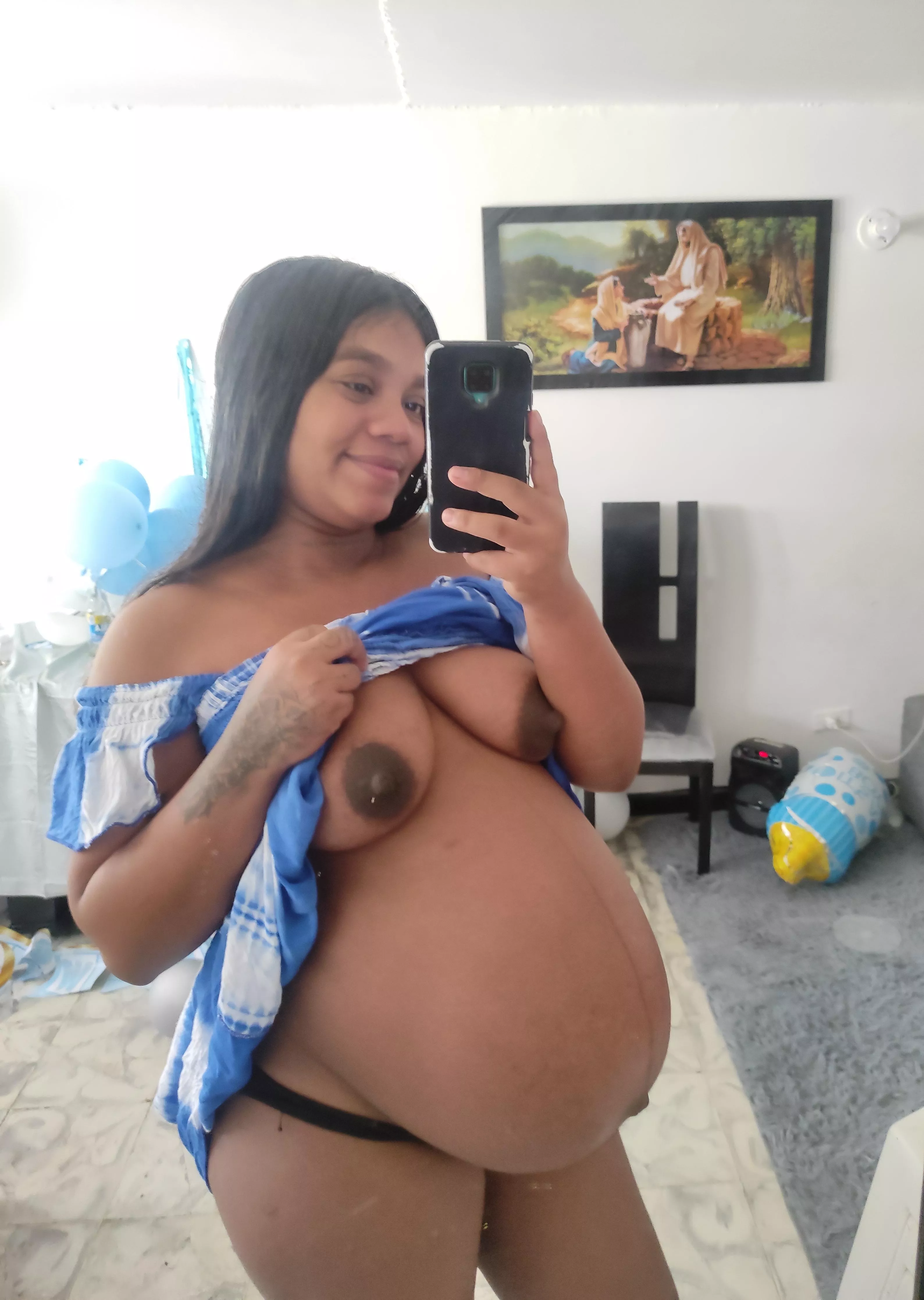 So pregnant do I look very sexy to you?