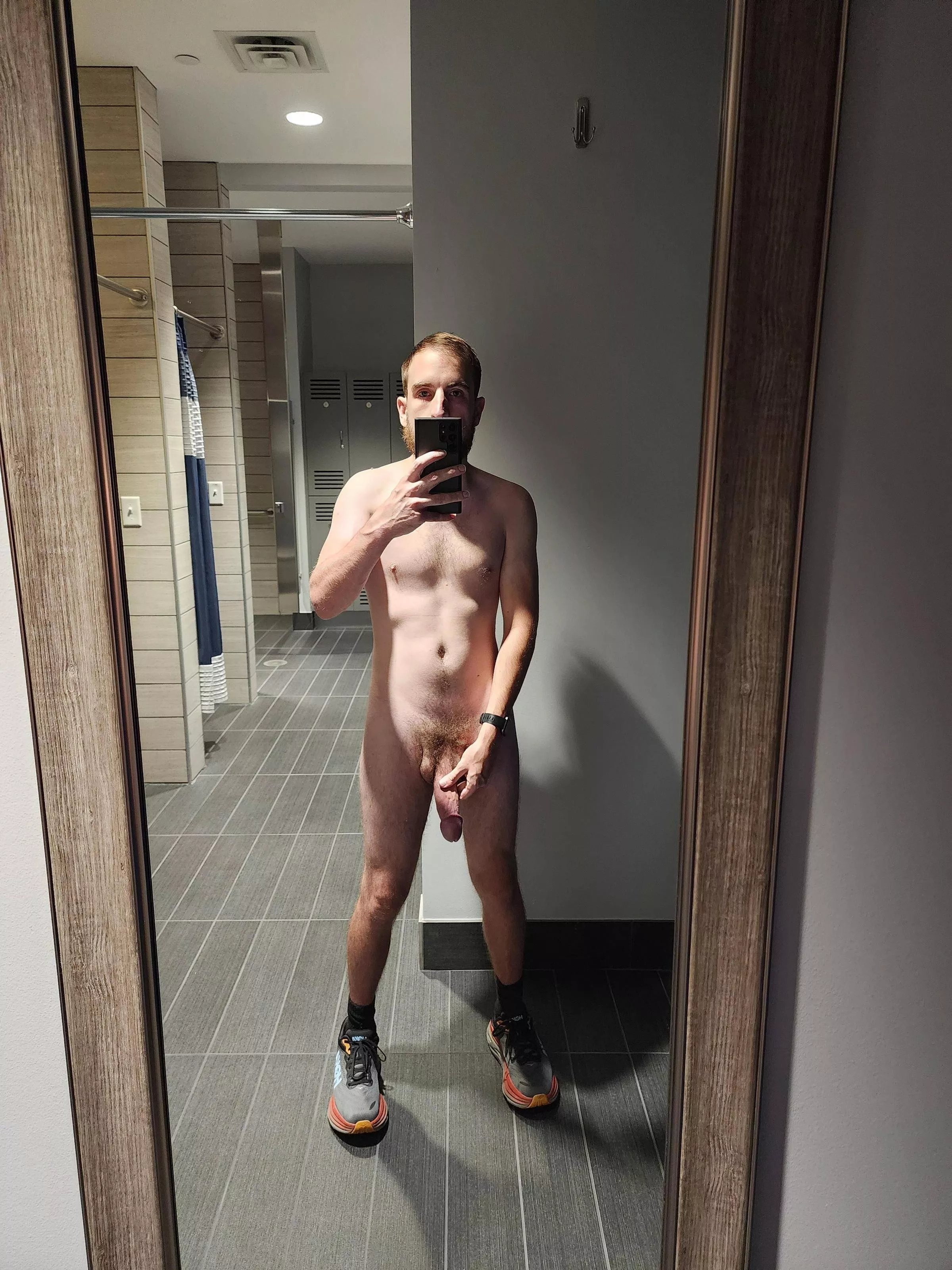 Someone almost caught me in my gym