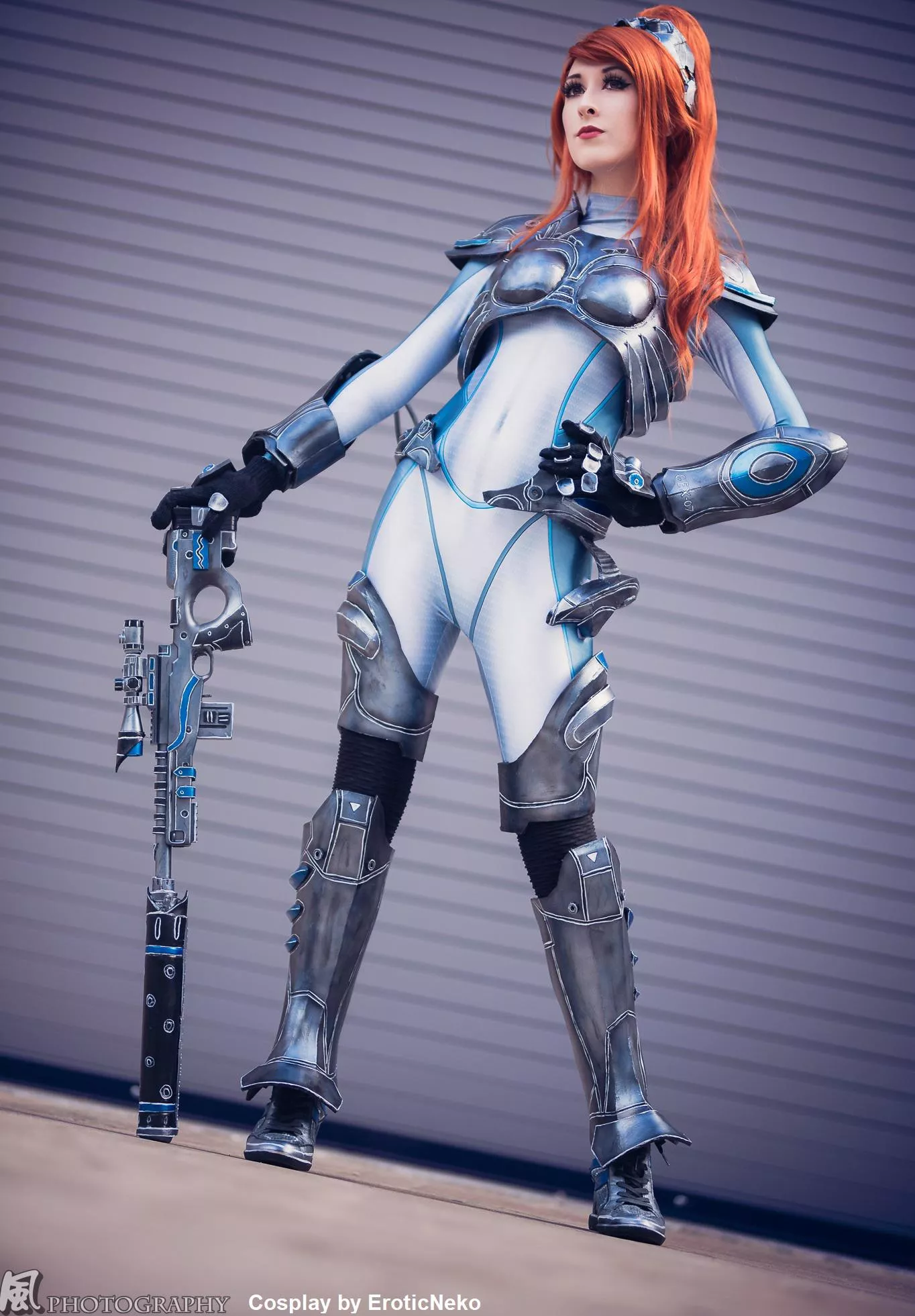 Starcraft Ghost Sarah Kerrigan full human version cosplay by EroticNeko