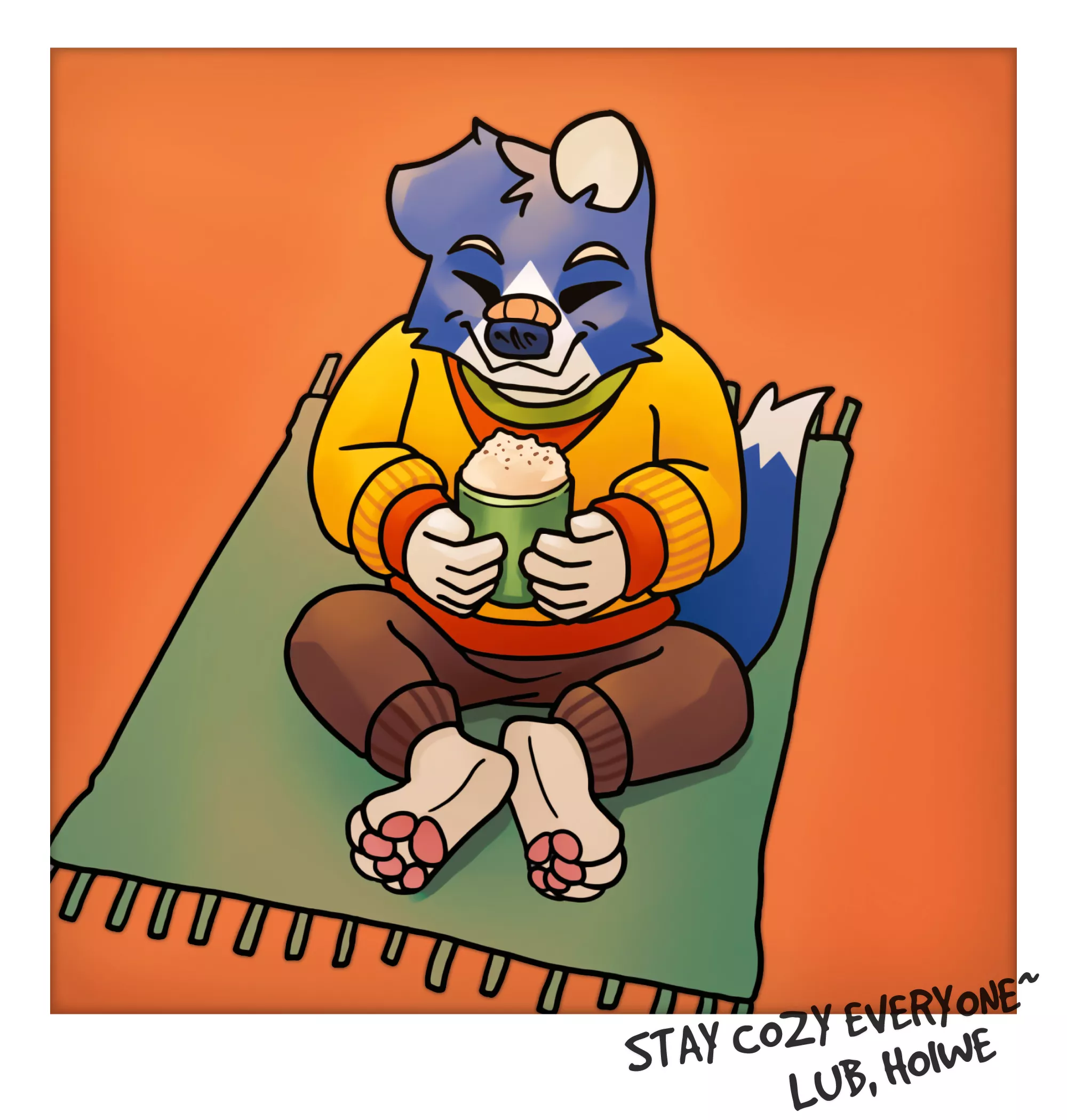 Stay Cozy! [art by me~]