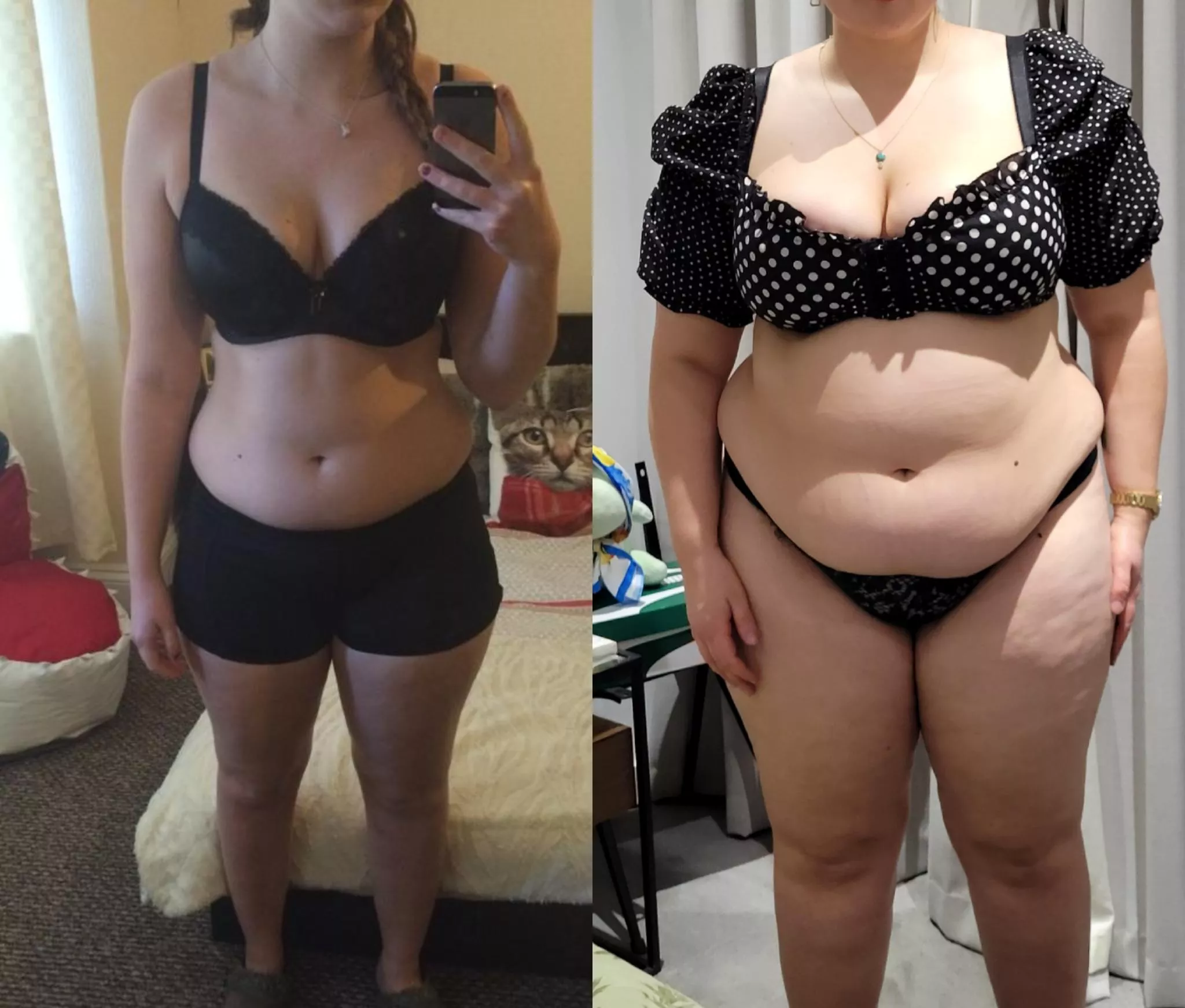 Tease me for my 70lbs+ gain 🥰