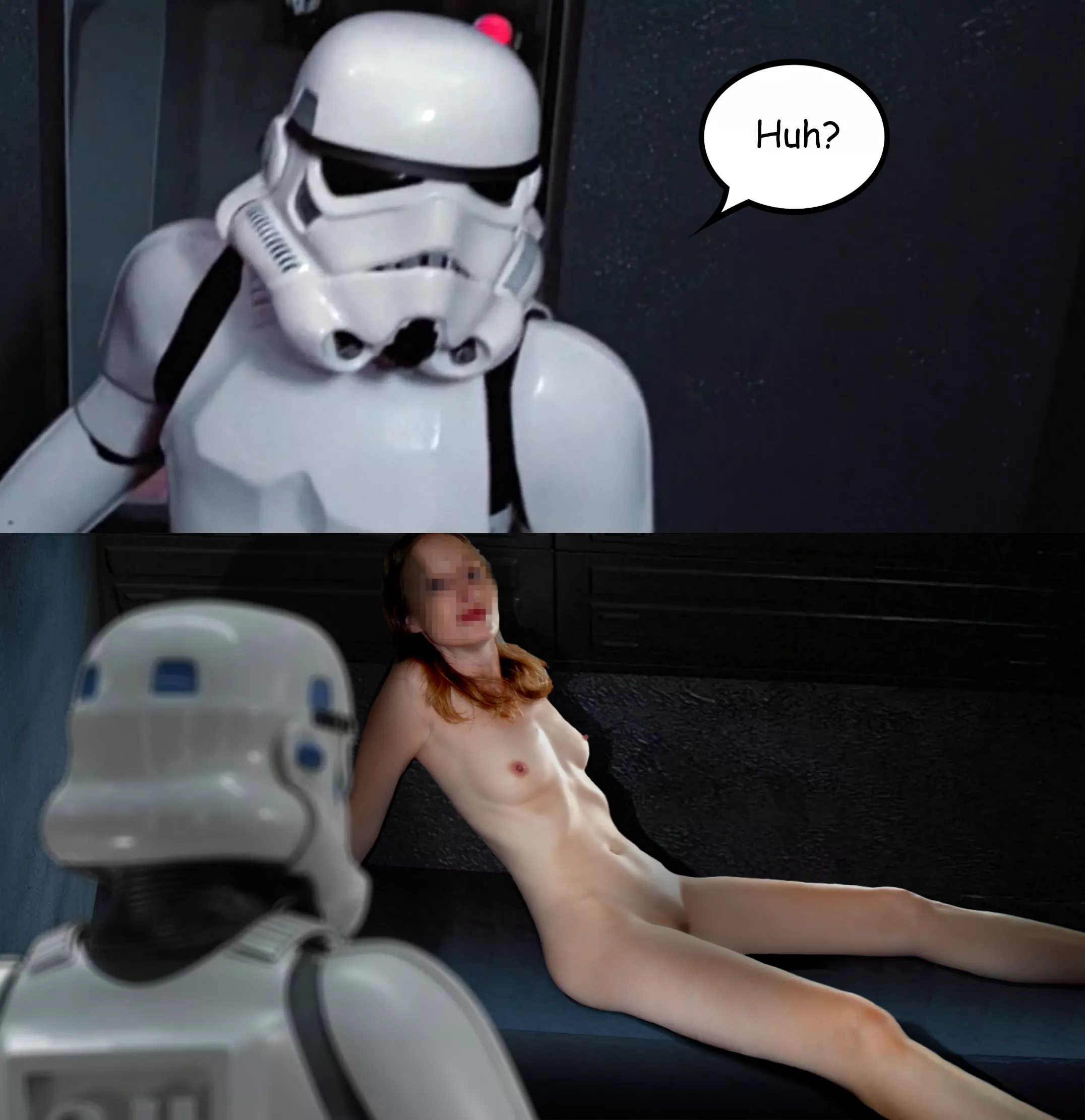 The empire had to make sure Leia wasn't hiding anything (Fan-made edit of me)