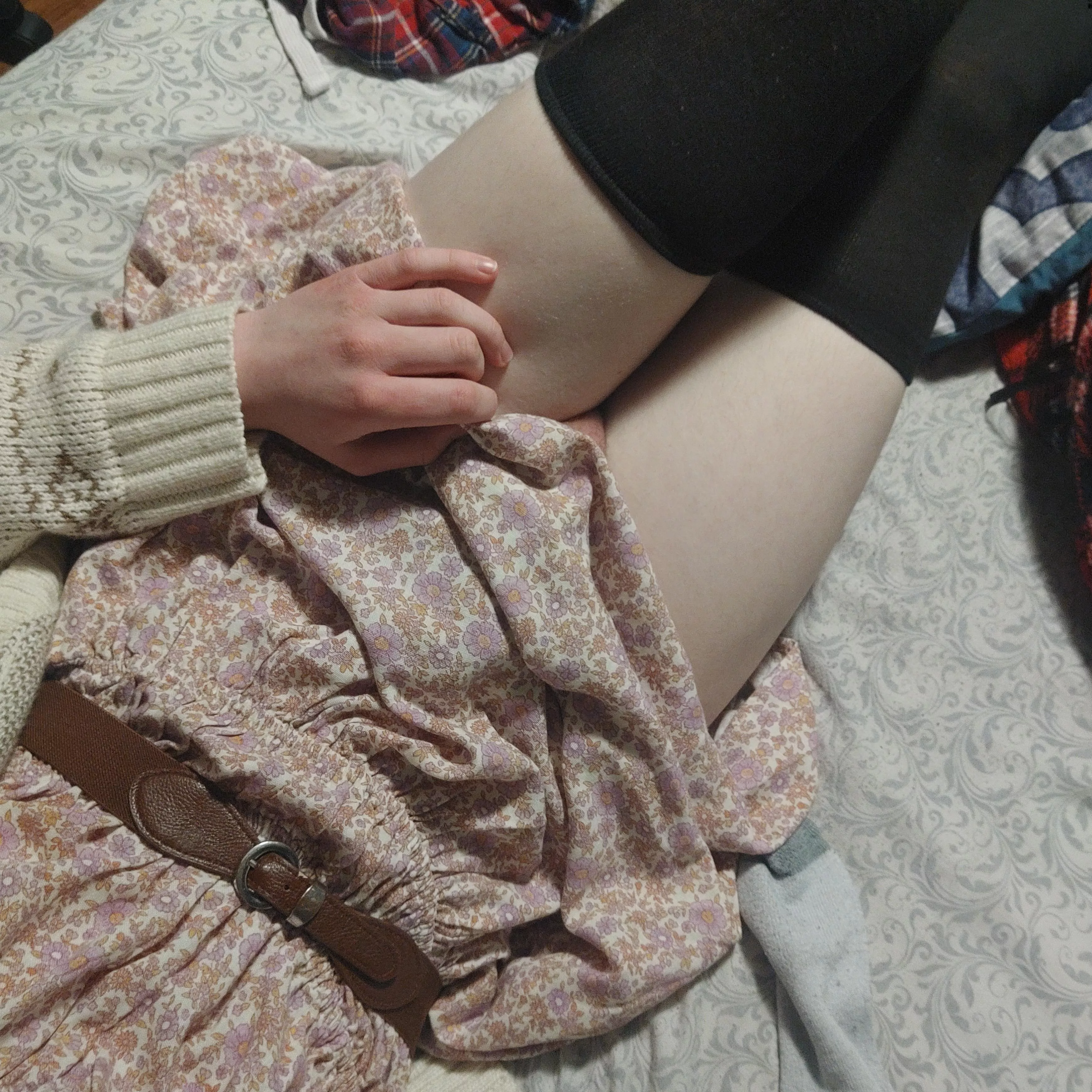 This dress may not be the best at hiding all of me