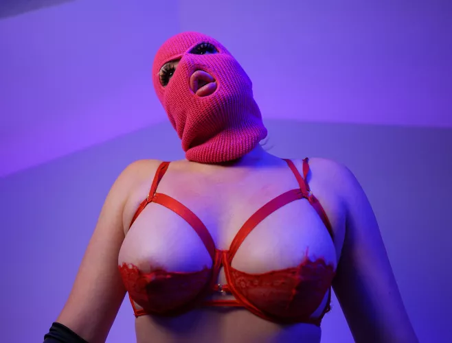 This is a nice angle for you to suck on my slut titties