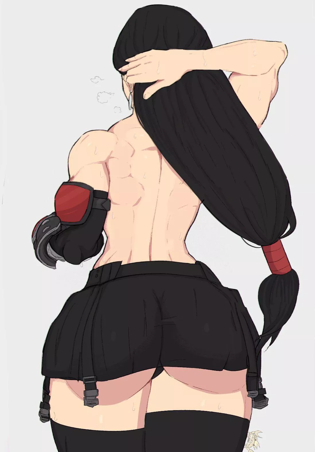 Tifa's back (@yoracrab) [Final Fantasy 7]