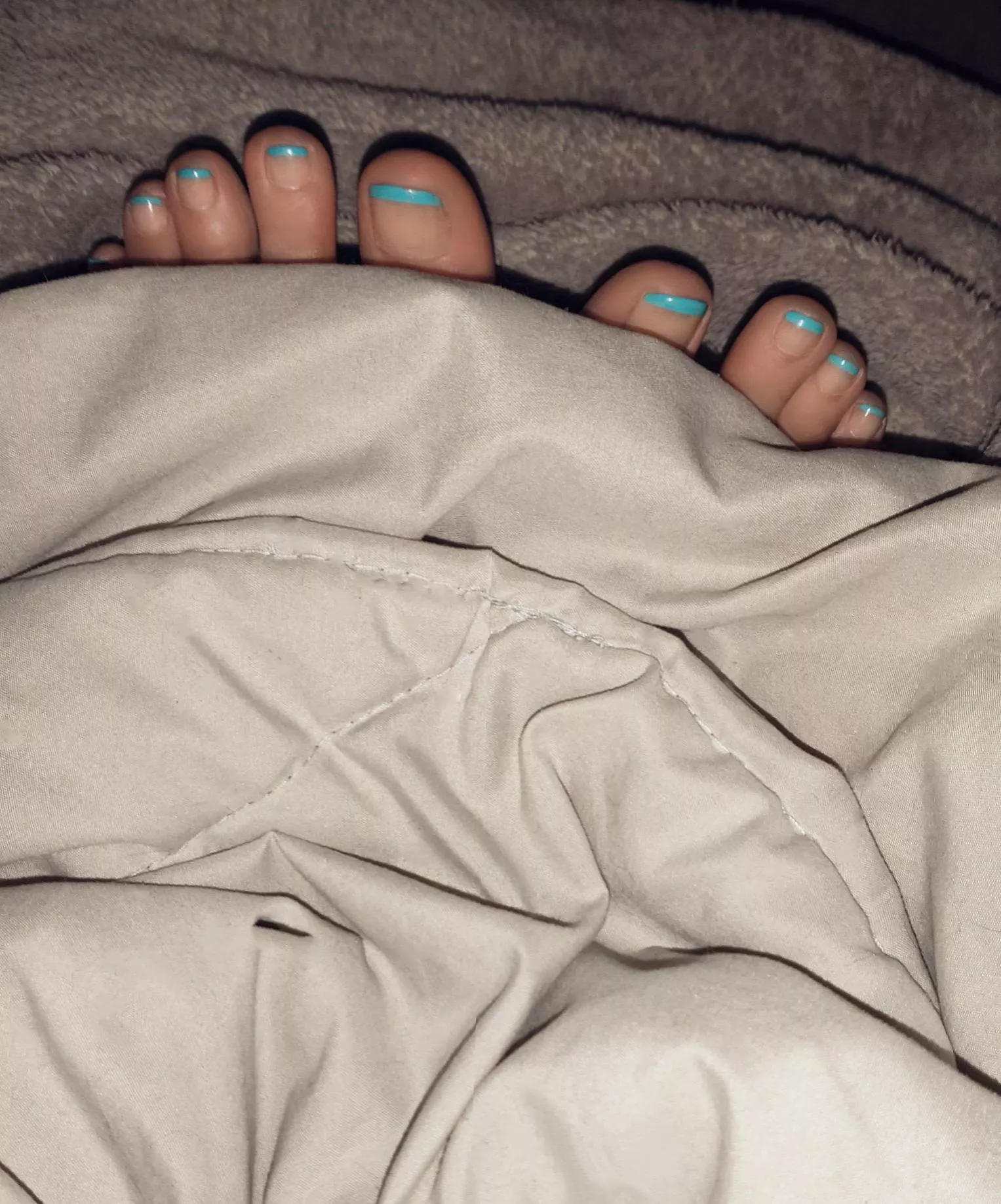 Wanna suck on them before bed?