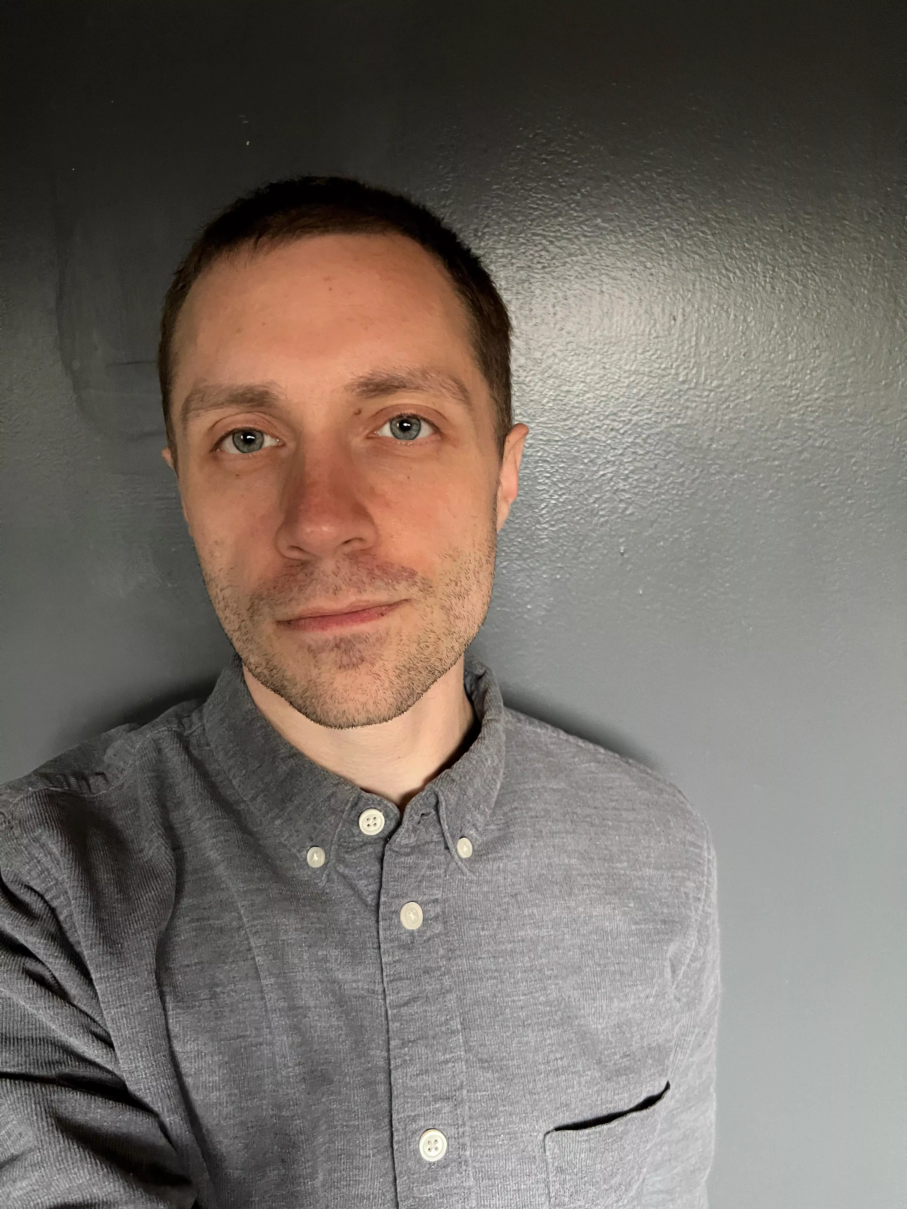 when the shirt matches the wall