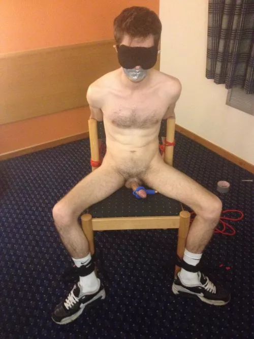 you check into your hotel room and find this tied and waiting for you...
