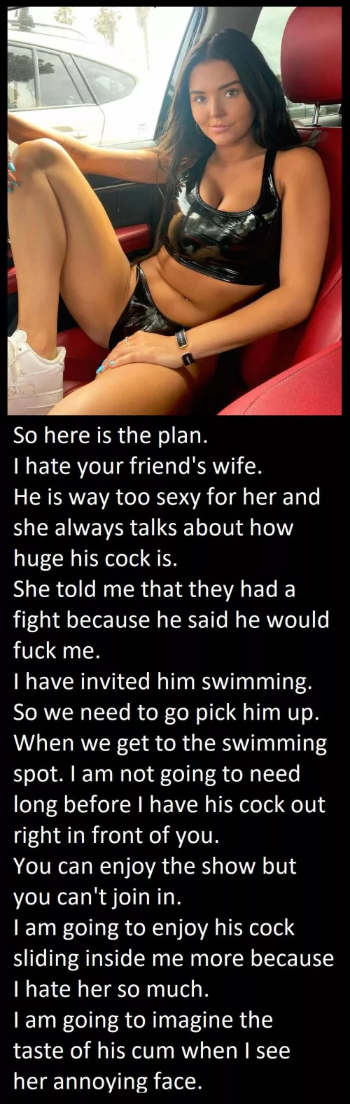 You have no say in your wife's plans.