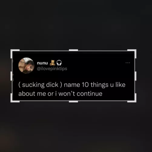 10 things I like about you