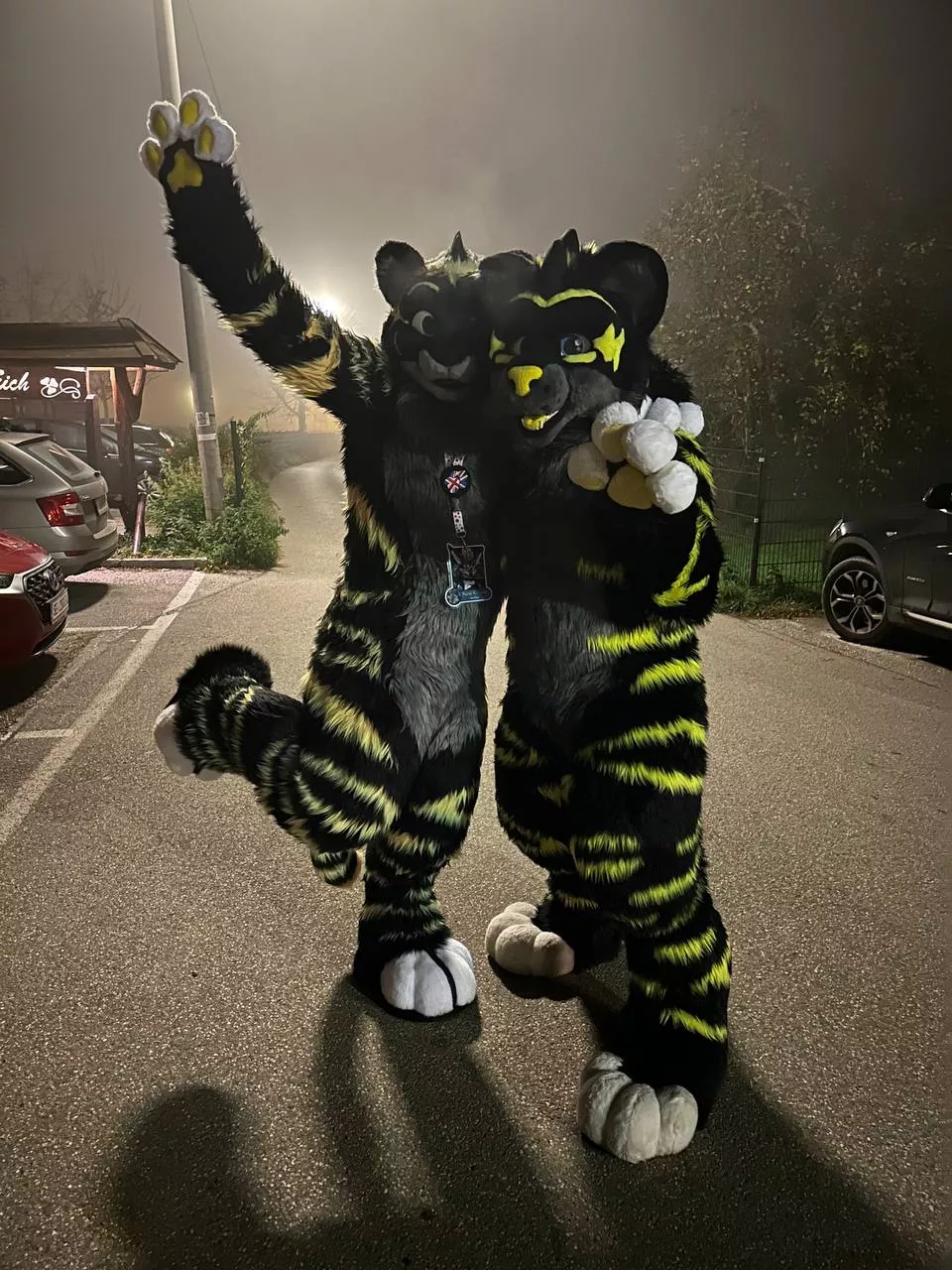 Bamboozled the local furmeet with the first time ever double trouble appearance