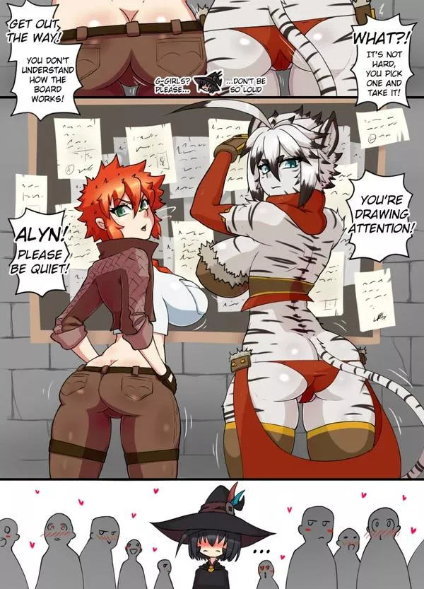 bickering waifus (artwork by Kawa-V)