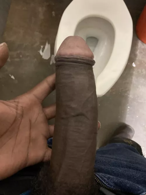 Big dick at work might as well pull it out