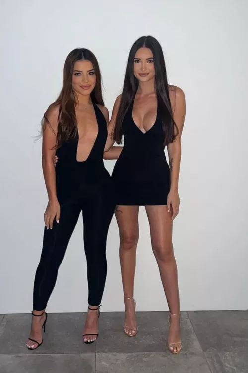 Black dresses.