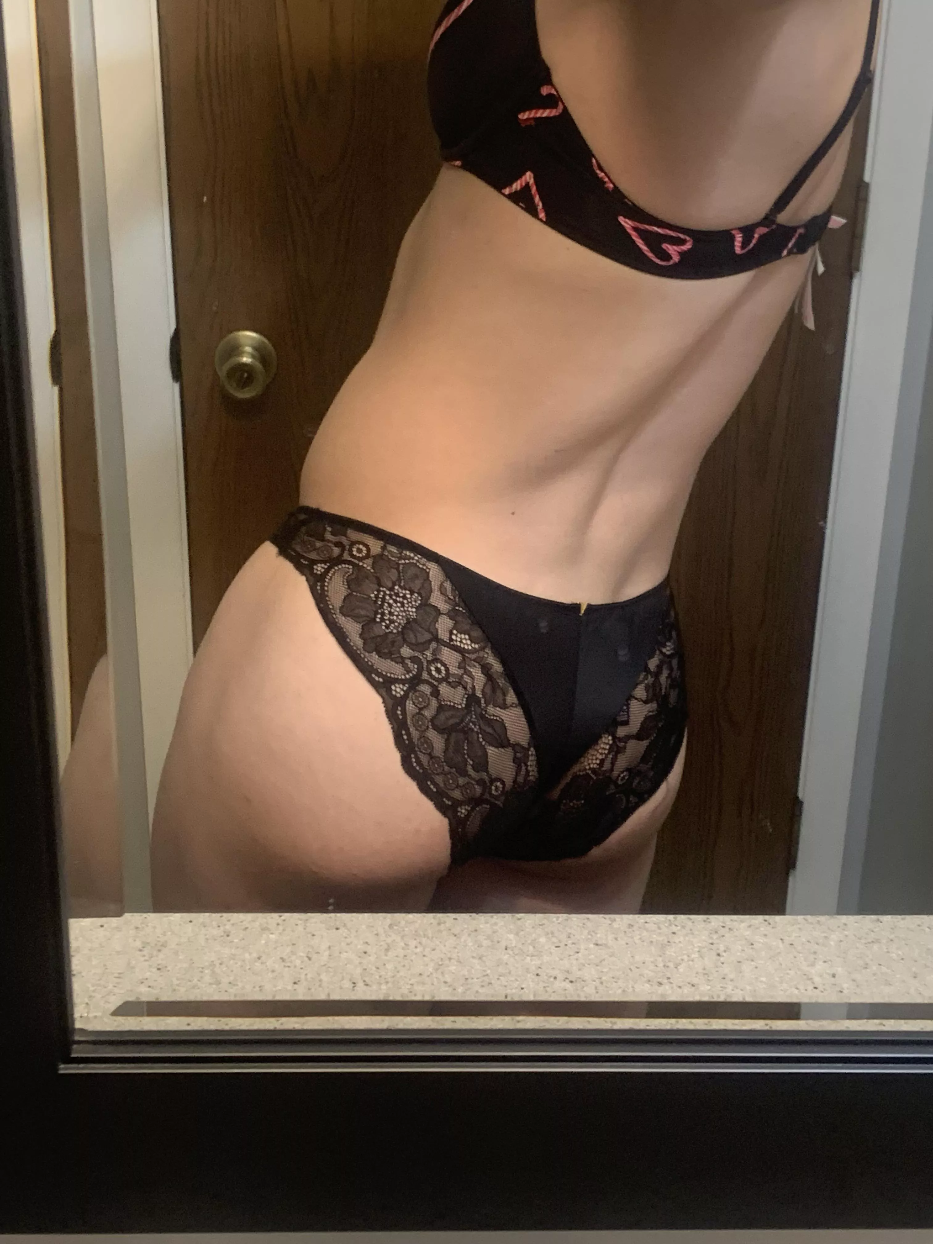 Black Lacey panties