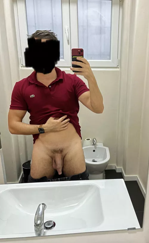 co worker said I must be big, sent this to prove my bulge