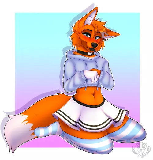 [Comm] How cute is this outfit? (art by VampyBooXO)