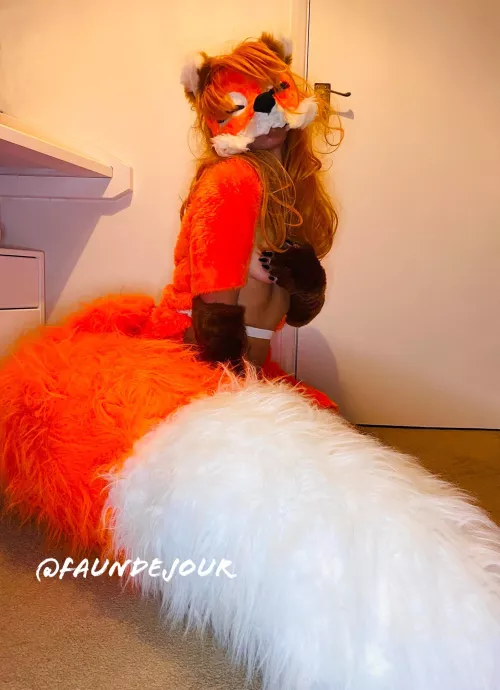 Cuddles with me on a cold day?… 🤭🦊