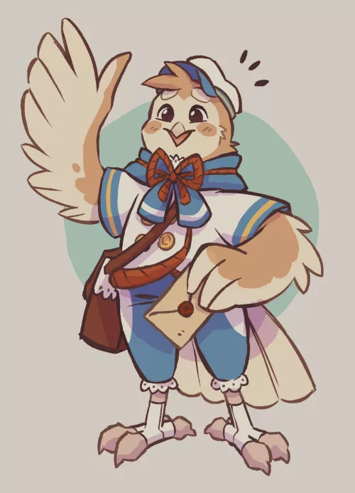 Cute owl! Say hello :)