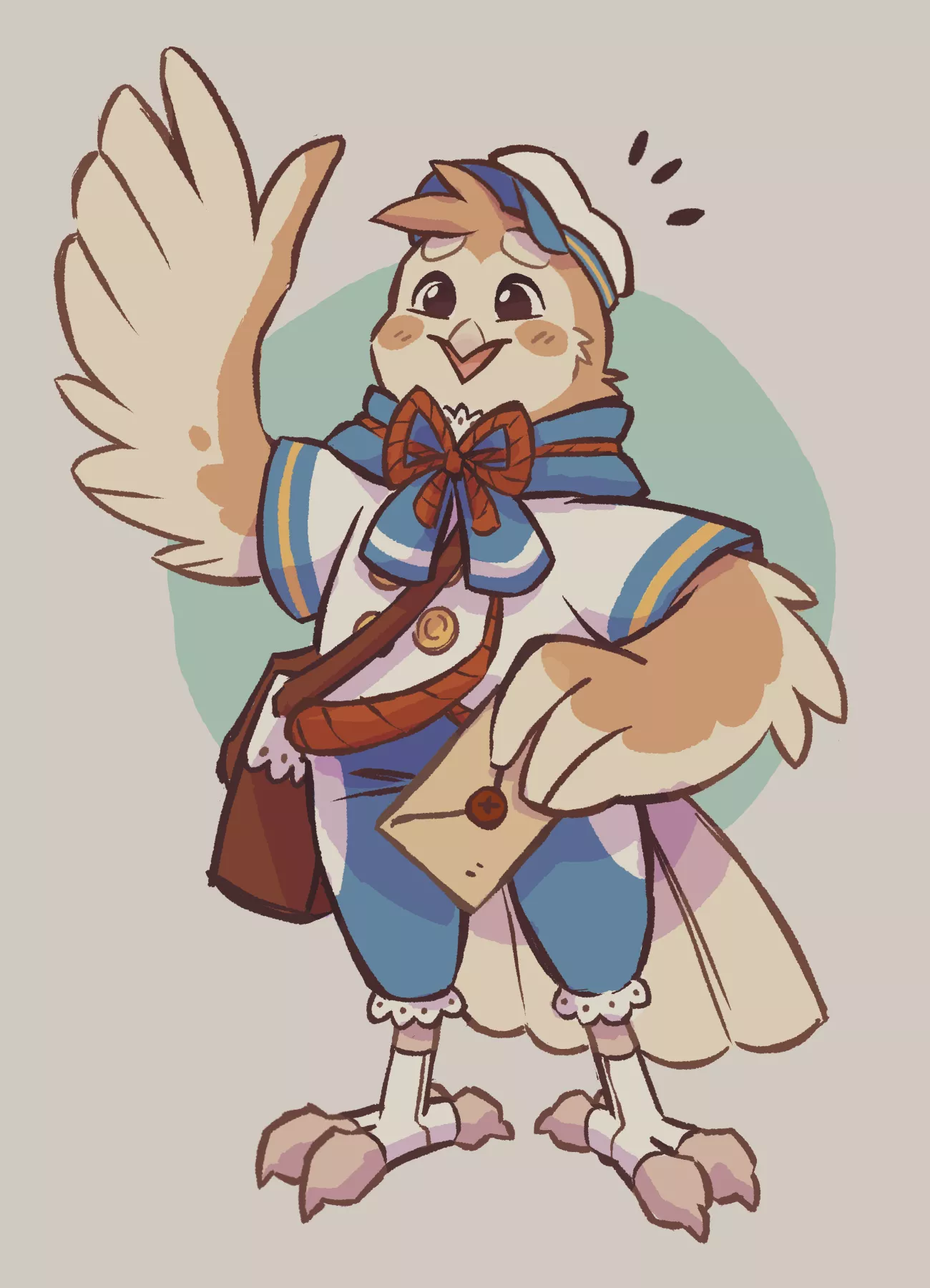 Cute owl! Say hello :)