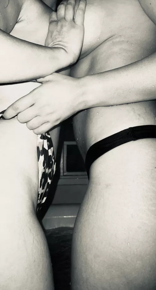 Enjoying each other after a long day