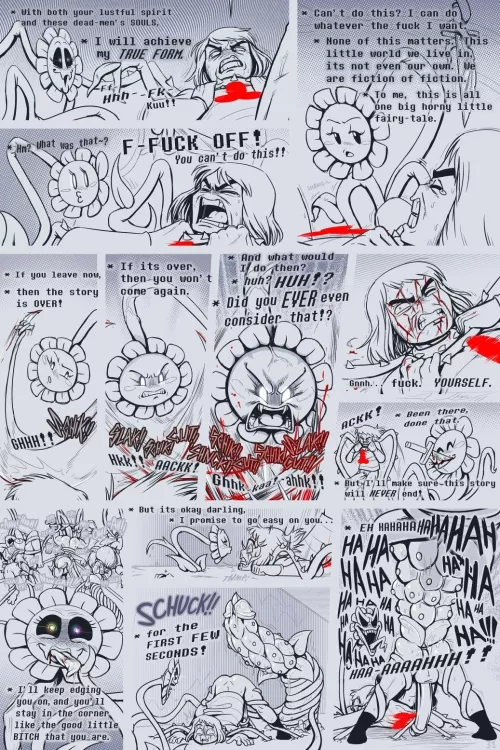 [Frisk, Flowey, Toriel, Undyne, Alphys] Under(her)tail Part 8 Page 31