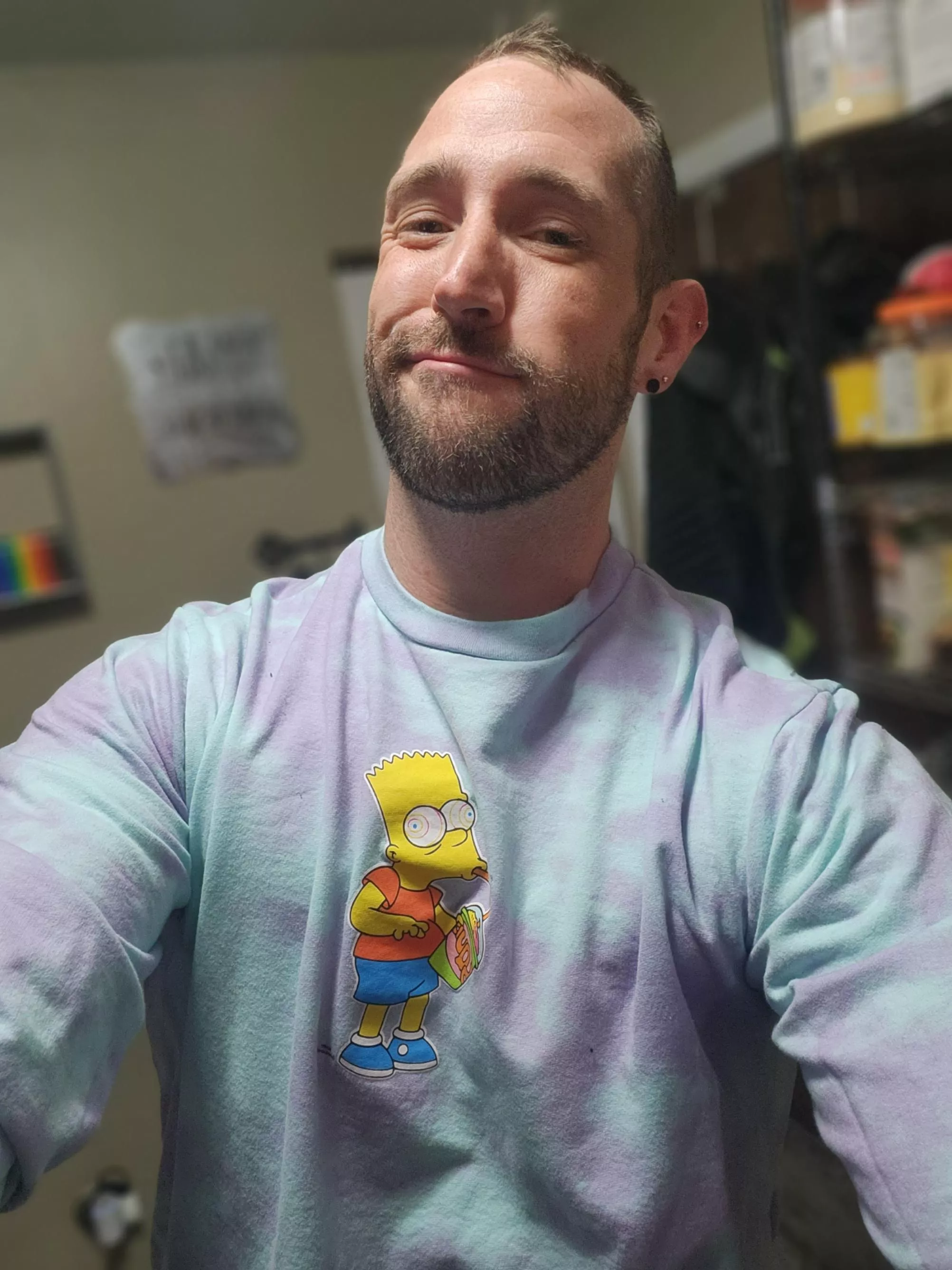 home and in my comfy clothes!