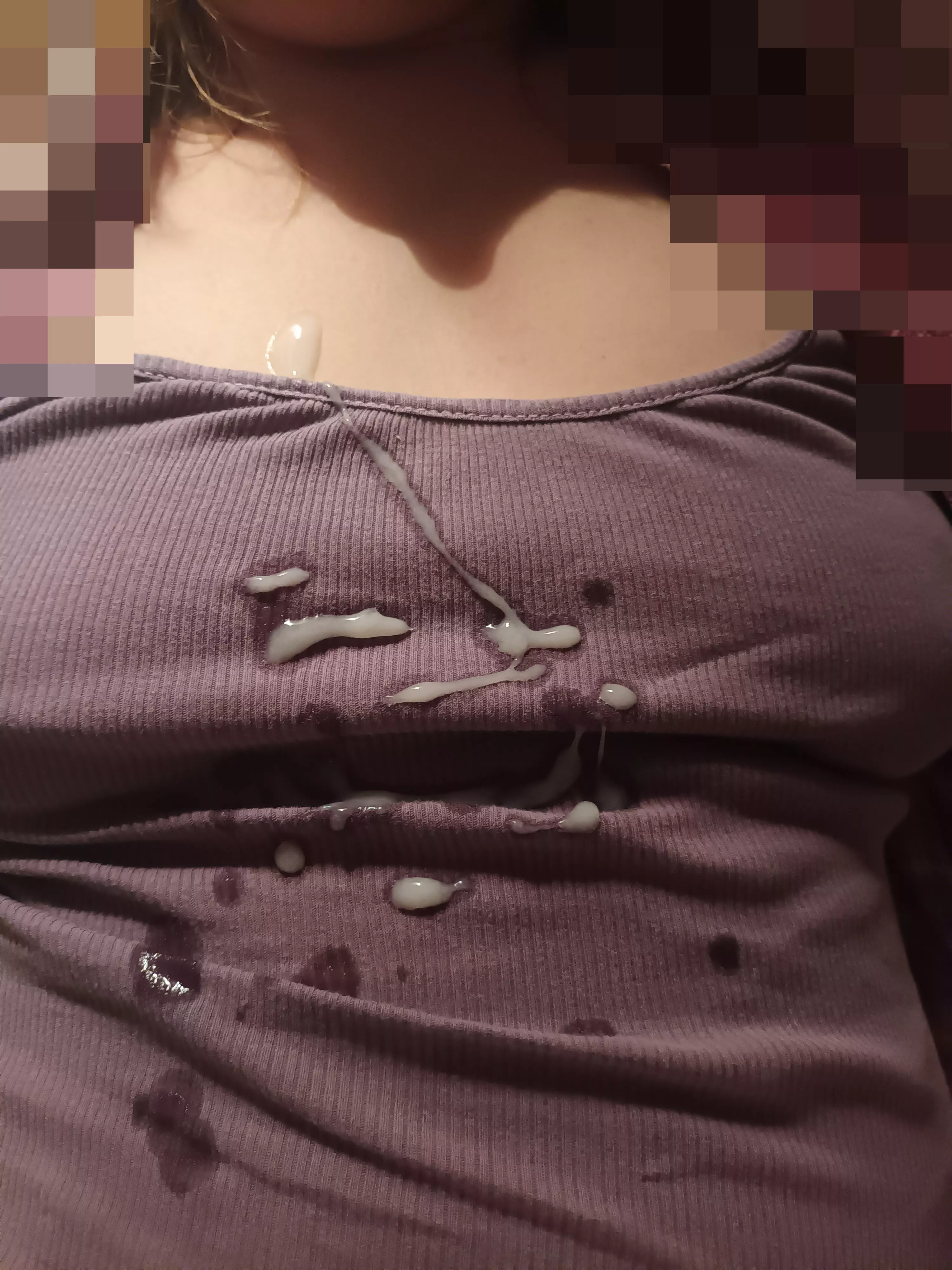 I [F53] love to wear my cum drained top throughout the day