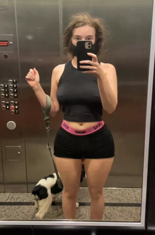 I love when you can see my nipple piercings through my shirt