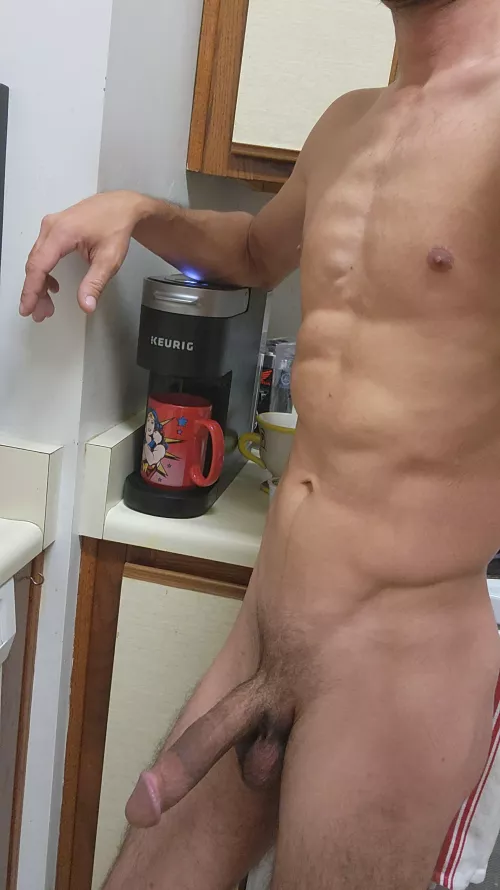 I never noticed before, but I'm covered in sleep lines from my blankets in most of these. Anyways, good morning, everyone.