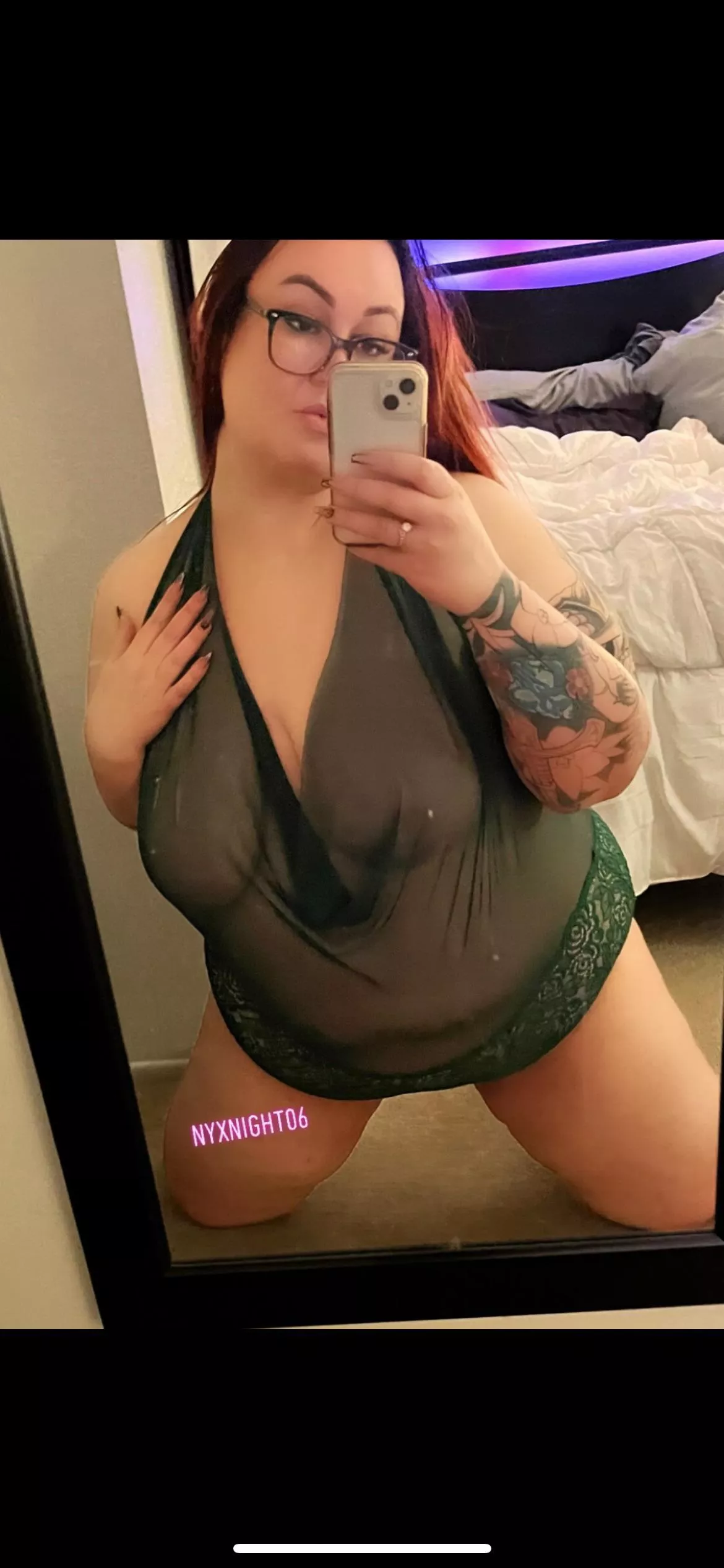 I’d love to surprise you when you came home wearing this…I just wanna look good for you 😘