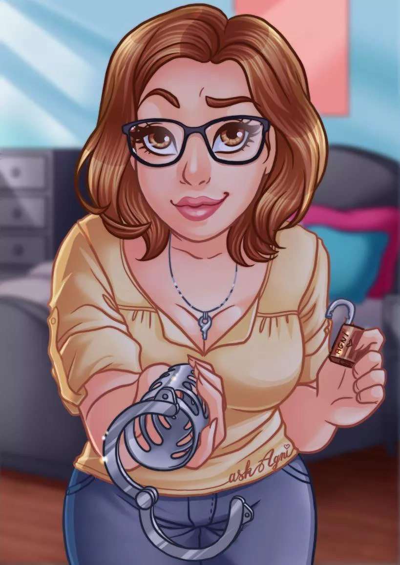 If you are not even 6” then you definitely shouldn’t be allowed to wander around uncaged, don’t you think ? 🔒😈💦