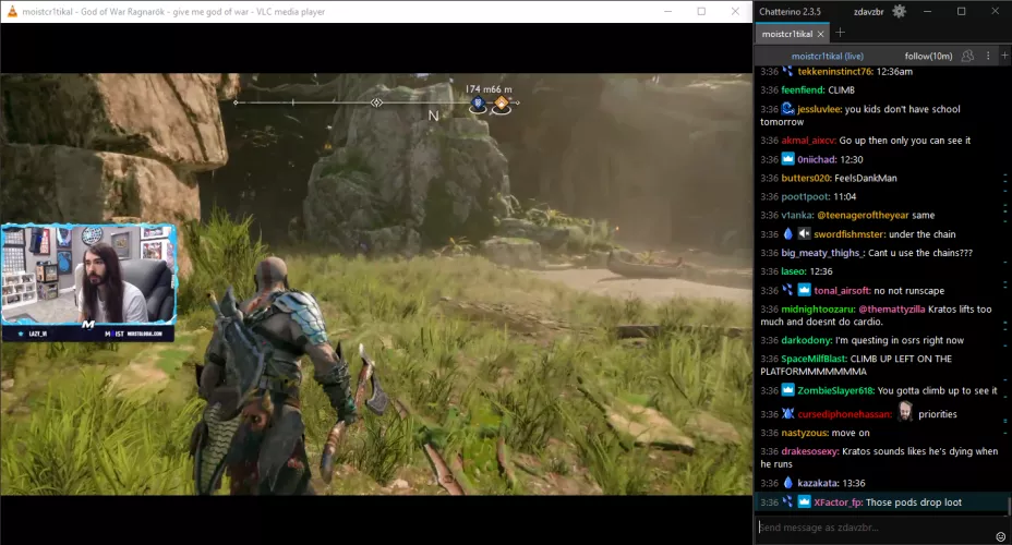 If your PC can't handle max quality, you should try using Streamlink + Chatterino (More info in the comments)