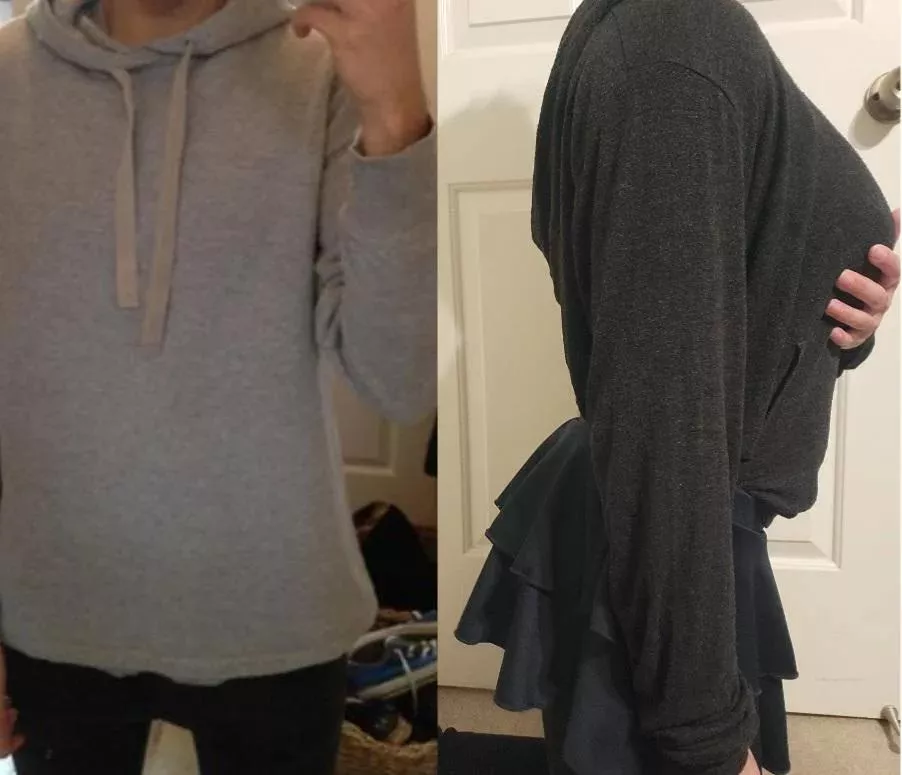 I'm ftm and dressing girly again. I can't help liking it when men look at me