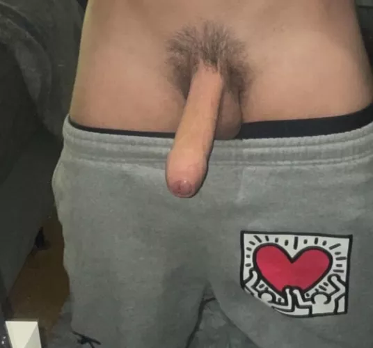 Like my new sweats? Or what’s inside 😈