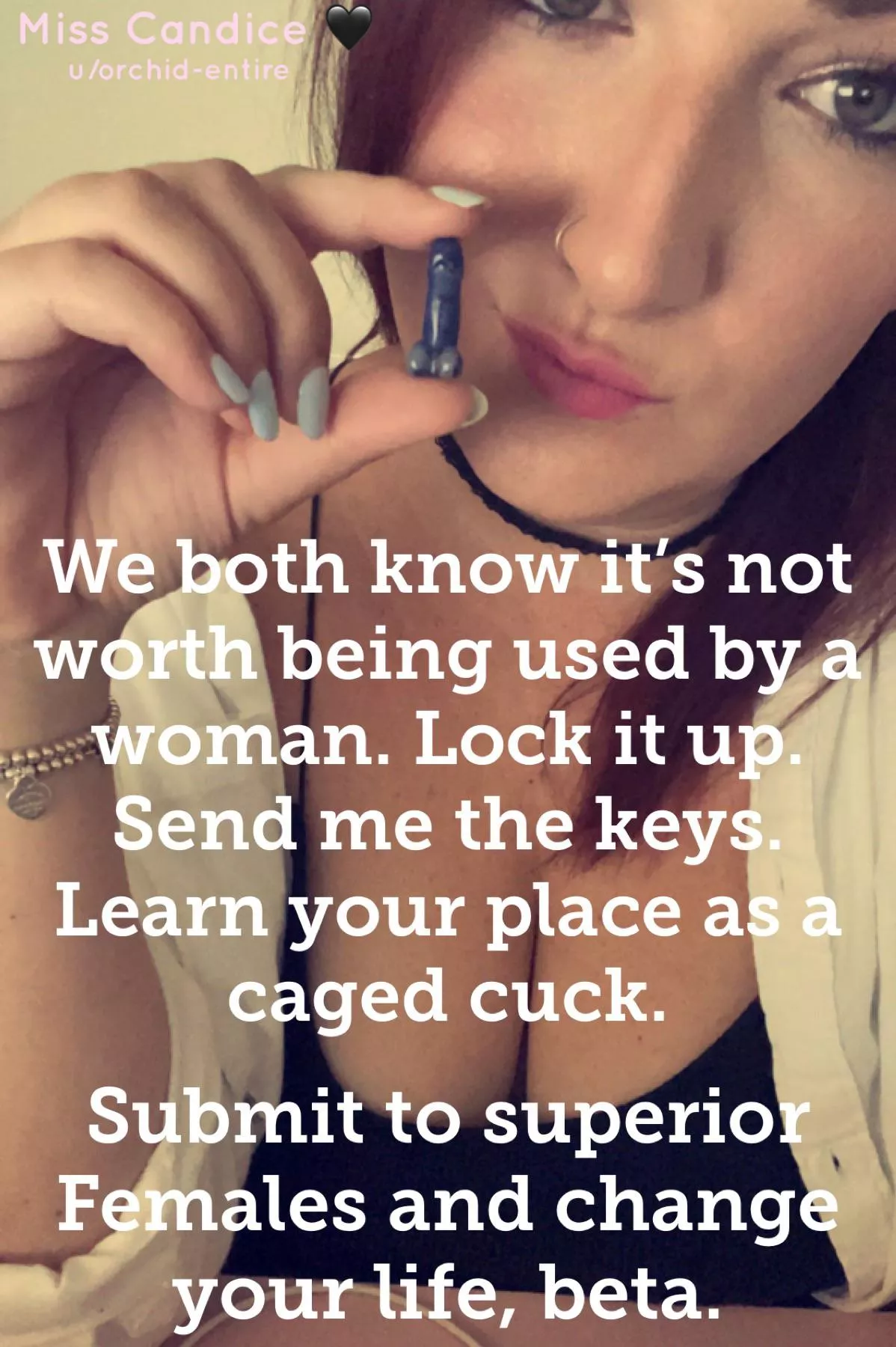 Lock it away. Open a new door 😏 🔐 [Domme]