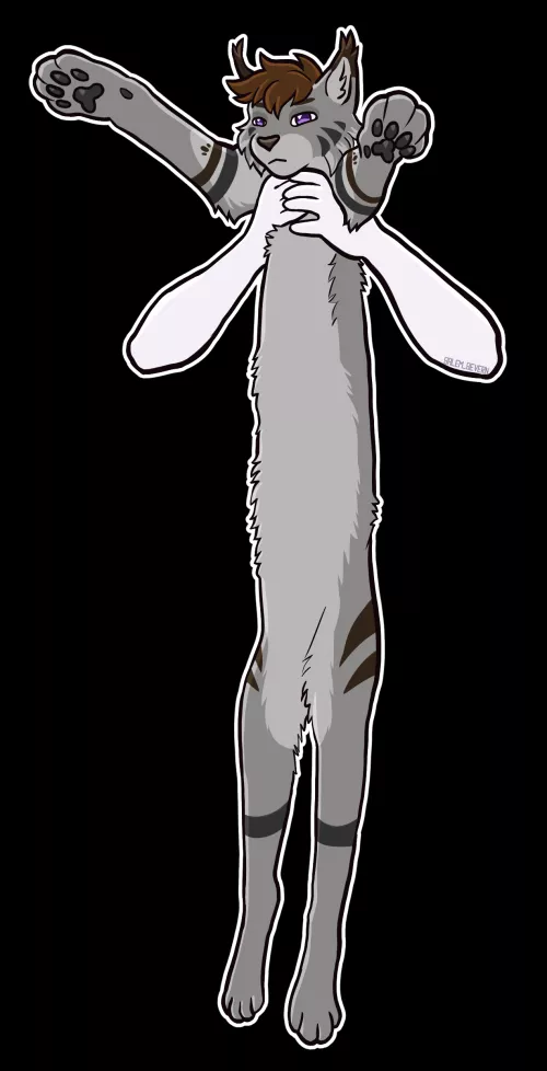 Loooooooooong looooooooooooooong caaaaaaaaaaaaaAAAAAAAAAAAAaaaaaatttttt for @RimeLynx(art by me @Salem_Severn on twitter)