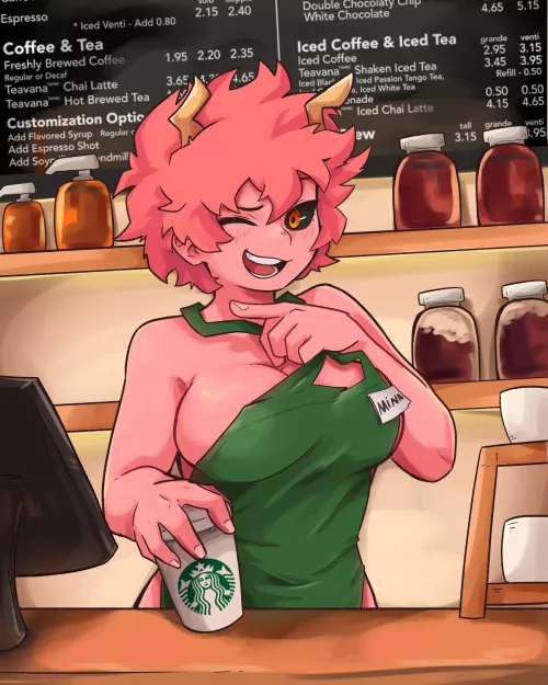Mina at Starbucks (DASHI)