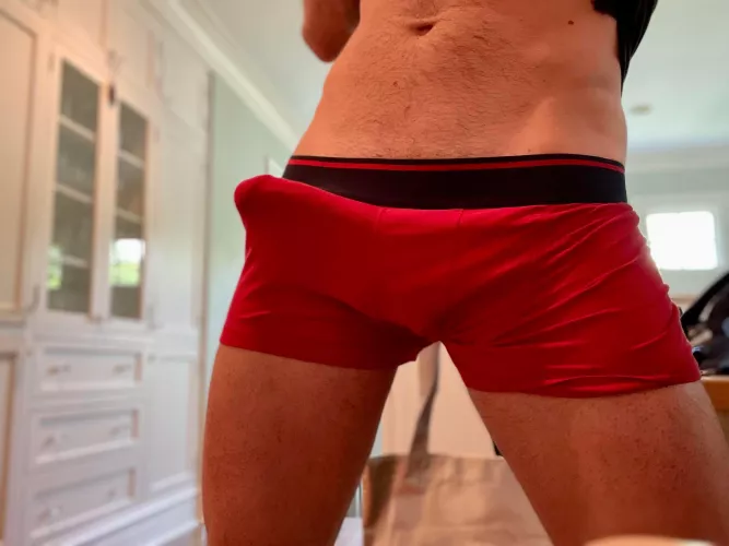 My boner is about to rip thru my underwear