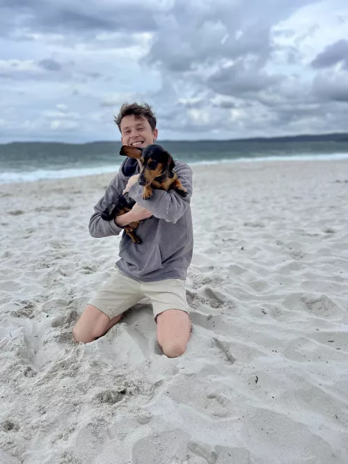 My doggo wasn’t too happy about the photo 🍃.