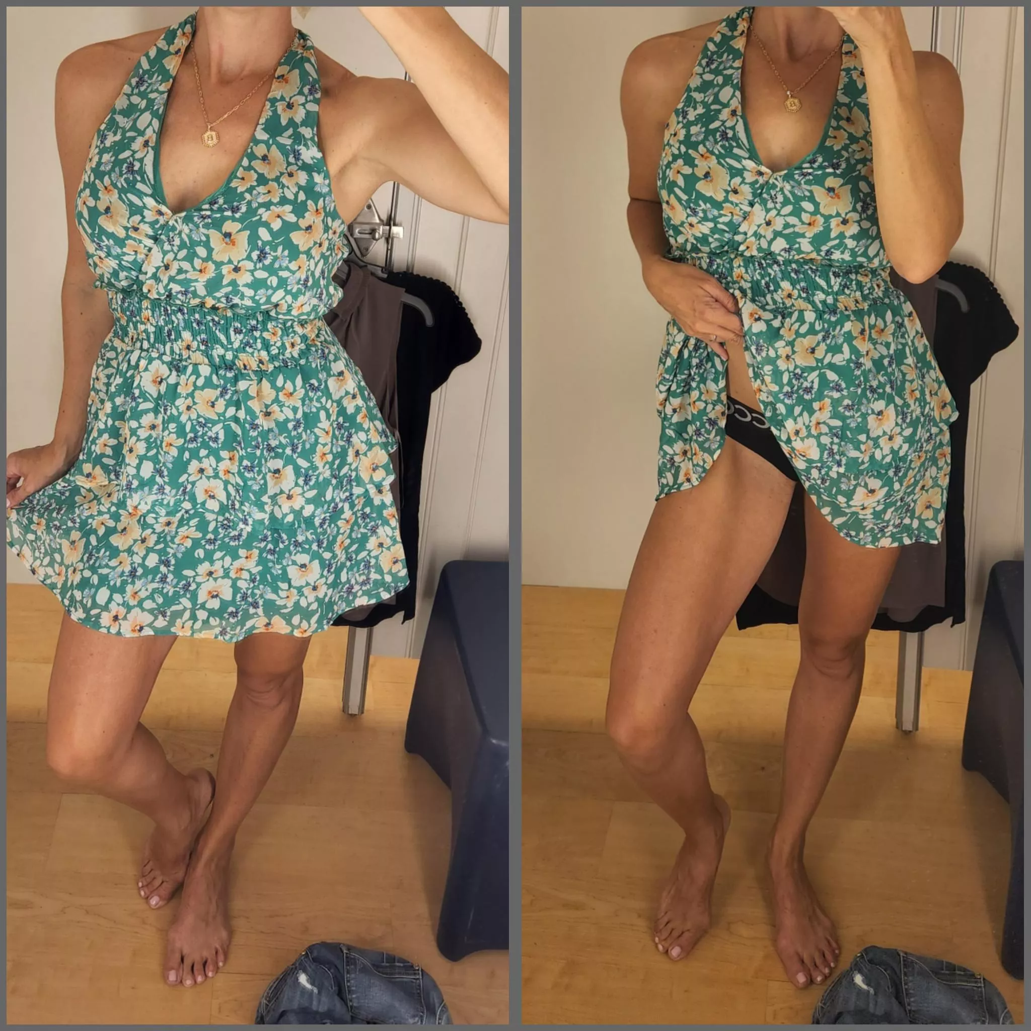 My favorite thing about dresses... ease of access.