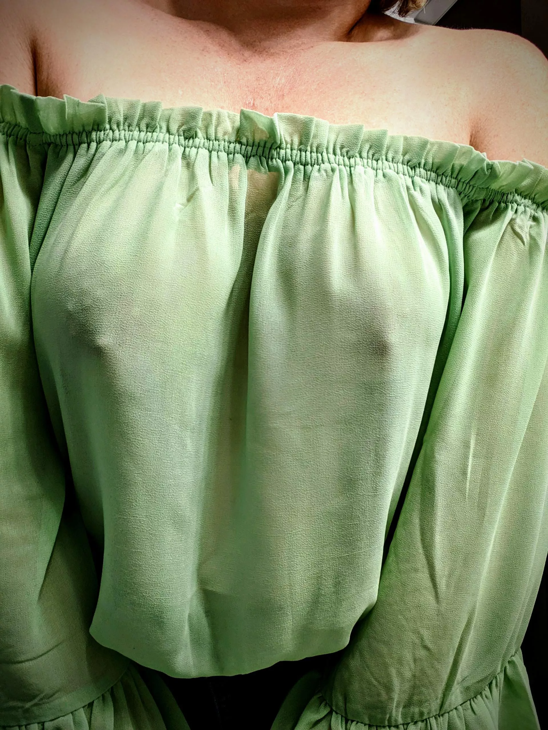 Please forgive the wrinkles in my new shirt!