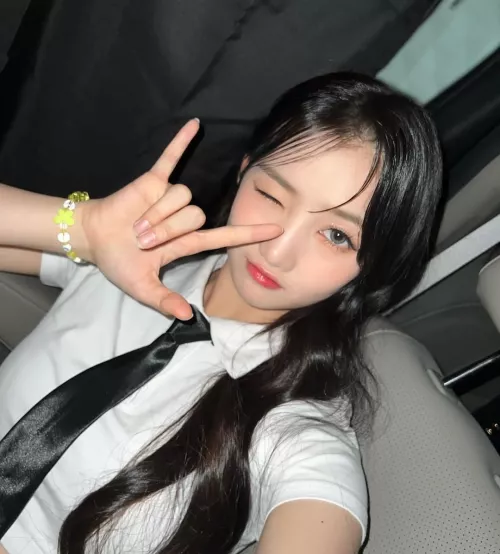 Selfie at the car after party